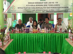 Babinsa Koramil 0816/09 Krian senantiasa siap mendukung dalam berbagai kegiatan.