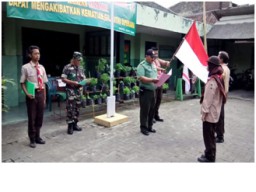 Pelantikan dan Pengukuhan Anggota Pramuka Saka Wirakartika ke Tiga tahun 20016