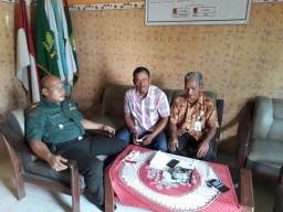 Koordinasi awal dalam rangka TMMD ke 101 di Desa Penatarsewu