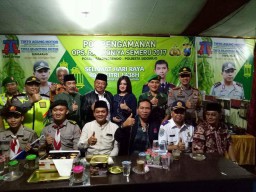 Dandim 0816/Sidoarjo ikut melaksanakan pos pantau pengamanan hari raya Idul Fitri
