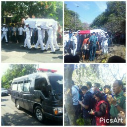 Danramil Candi Hadiri Pemakaman Korban Kecelakaan Heli Basarnas
