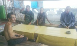 Babinsa Ramil 0816/12 laksanakan Komsos dengan masyarakat diwilayahnya