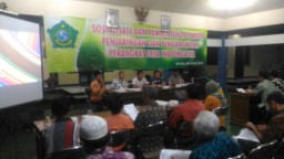 Babinsa Desa Wadungasih hadiri Sosialisasi Pembentukan dan Pengangkatan Perangkat Desa