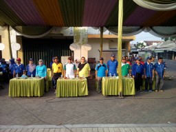 Jaga Sinergitas Tiga Pilar Dengan Berolah Raga Bersama
