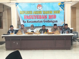 Refleksi Akhir Tahun BPD Gedangan, Perkuat Sinergi Menuju Desa Berdaya