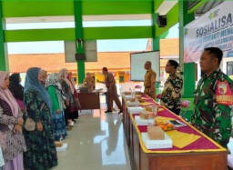 Babinsa Koramil 0816/13 Wonoayu Dampingi Sosialisasi TBC untuk Sawocangkring: Wujud Peduli Kesehatan Warga