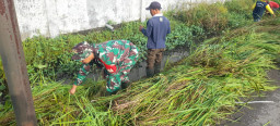 Kerja Bakti Kesiapsiagaan Bencana: TNI–Pemerintah–Warga Satukan Langkah Bersihkan Avour Kedung Uling Sepanjang 250 Meter