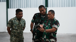 Danrem 084/BJ Tinjau Progres KDKMP Desa Bangah Sidoarjo