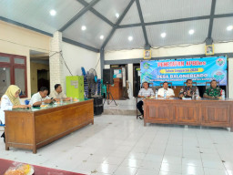 Babinsa Balongbendo Hadiri Penetapan dan Pengesahan APBDes 2026