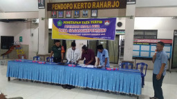 Babinsa Gagangkepuhsari Dampingi Pengesahan Tatib Pilkades Gagangkepuhsari