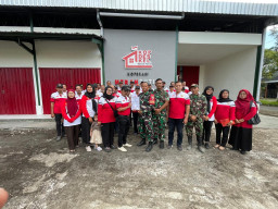 Pembangunan Koperasi Merah Putih di desa Rangkah Kidul selesai 100 % tepat waktu.