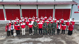 Hadir untuk Rakyat, Koramil 0816/01 Sidoarjo Rampungkan Koperasi Merah Putih di Kemiri