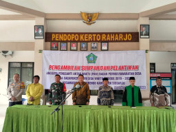 Hadiri Pelantikan PAW BPD, Babinsa Balongbendo Tekankan Pentingnya Kerjasama Demi Kemajuan Desa