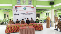 Danramil Krian Hadiri Pelantikan Perangkat Desa Sidorejo, Perkuat Sinergi Pelayanan Masyarakat