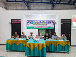 Momen Akrab Babinsa di Pengundian Nomor Urut Pilkades Bakalan Wringinpitu