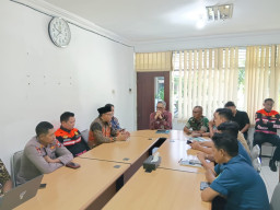 Kasdim 0816/Sidoarjo Hadiri Rakor POSKOTIS 2026, Perkuat Sinergi Pengamanan Arus Mudik Lebaran