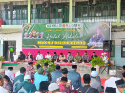 Danramil Balongbendo Hadiri Halal Bihalal MWCNU, Perkuat Silaturahmi dan Kebersamaan Umat