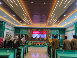 Sinergi Lintas Sektoral, Danramil Wonoayu Hadiri Minilokakarya Triwulan I 2026