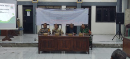 Babinsa Balongbendo Hadiri Sosialisasi Perdes Aset dan Pembangunan Gerai KDMP 2026