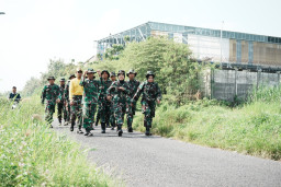 Uji Ketangguhan Prajurit, Kodim 0816/Sidoarjo Gelar Hanmars Siap Jasmani Militer di Mulyodadi