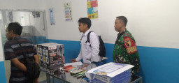Babinsa Sidodadi Dampingi Survei Kelayakan Dapur SPPG, Pastikan Kesiapan Program Berjalan Optimal