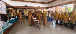 Satu Tekad Babinsa dan Pj Kades Waru demi Pilkades Damai