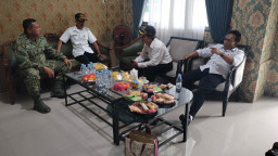 Babinsa Waru Dampingi Peninjauan Dapur SPPG Tambaksumur