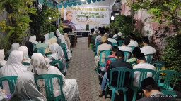 Babinsa Tambakrejo Hadiri Pengajian Akbar Muharam 1448 H, Perkuat Nilai Keimanan Warga
