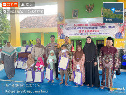 Tebarkan Harapan, Babinsa Karangpuri Dampingi Penyaluran Santunan Pendidikan
