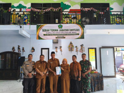 Hadir di Sertijab Kades Sidomulyo, Danramil Buduran: Kita Bangun Desa Bersama