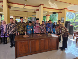 Sertijab Tiga Kepala Desa di Krian Berlangsung Tertib, Perkuat Tata Kelola Pemerintahan dan Sinergi Membangun Desa