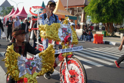 Semarak HUT ke-60 Korem 084/BJ, Lomba Sepeda Hias Satukan Kreativitas dan Kebersamaan di Sidoarjo