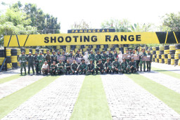 Lomba Menembak HUT Ke-60 Korem 084/BJ Pererat Soliditas Prajurit Kodim 0816/Sidoarjo