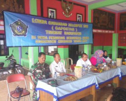 Koramil jabon mendukung lomba gapoktan tingkat Kab. Sidoarjo