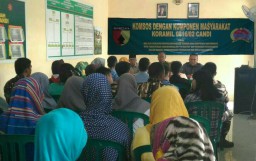 Koramil 02/Candi Gelar Komsos Dengan Komponen Masyarakat