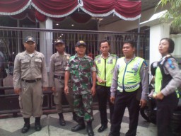 Perayaan Natal aman bersama Koramil 0816/01 Kota Sidoarjo