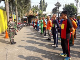 Latihan Dasar Kepemimpinan pada SMK MITRA SEHAT MANDIRI KRIAN,