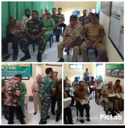GUNA MEMBANGUN KEMBALI SILATURAHMI DAN JIWA KORSA KORAMIL 0816/13 WONOAYU MELAKSANAKAN KOMSOS DENGAN PURNAWIRAWAN, FKPPI DAN PERSIT
