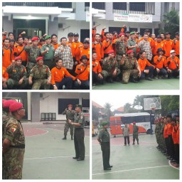 Danramil 01/Kota memberangkatkan Kokam Pemuda Muhammadiyah Sidoarjo ke Gresik