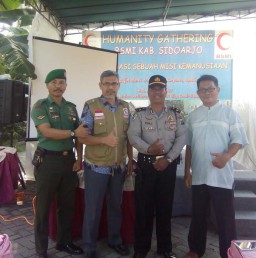 Babinsa 0816/02 hadiri undangan warga Pembukaan kantor BSMI