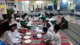 Babinsa Koramil 01/Kota Ikuti Tahlilan dan Istighosah