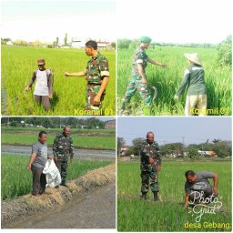 Walaupun masih suasana lebaran, Babinsa Kodim 0816/Sidoarjo Tetap Melaksanakan Pendampingan Para Pet