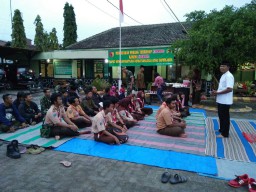 Buka Bersama Saka Wira Kartika Kec. Sedati, Danramil 0816/18 bagikan ilmu tentang Wasbang