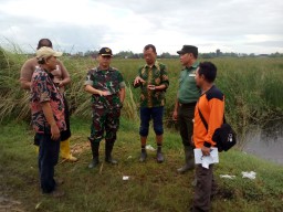 Dandim 0816/Sidoarjo Kunjungi Tanggul Lumpur Lapindo yang Jebol