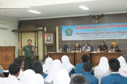 Kodim 0816/Sidoarjo manfaatkan wasbang dalam menciptakan generasi emas bagi bangsa