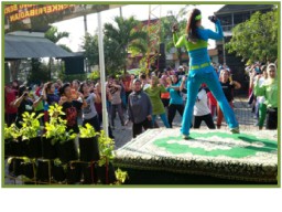 KEGIATAN SENAM KORAMIL 0816/14 BERSAMA FORKOPIMKA TAMAN KAB SIDOARJO