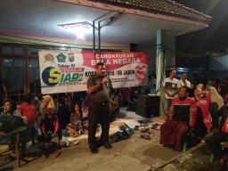 KORAMIL 0816/08 Jabon, Gelar Cangkrukan di Desa Keboguyang