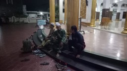 Babinsa Gedangan diskusi Kebangsaan