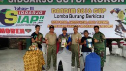 Sidoarjo Siap 24 jam, Kodim 0816/Sda adakan lomba burung berkicau