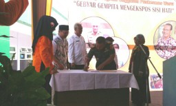 Danramil 16 Waru hadir dalam acara Gebyar Gempita Ekspos sisi hati